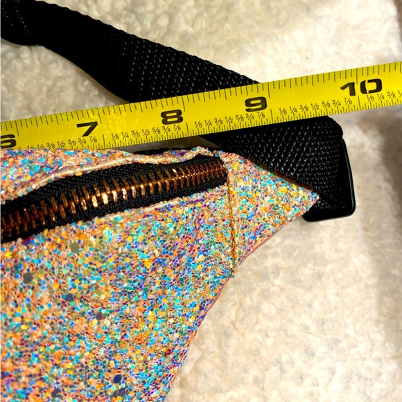 skinny dip holographic pink and rose gold waist/hip bag - Picture 9 of 10